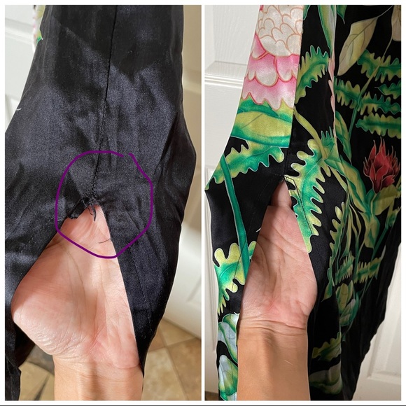 Kite and Butterfly Wild Rose Silk Rio Maxi Dress - XS - Picture 6 of 9